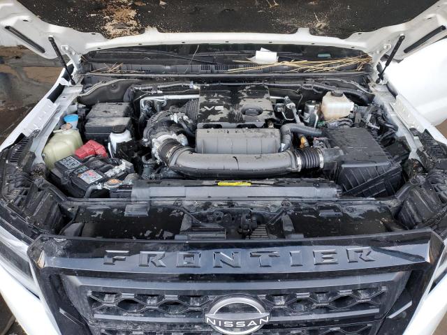 1N6ED1EK1PN608016 - 2023 NISSAN FRONTIER S WHITE photo 11