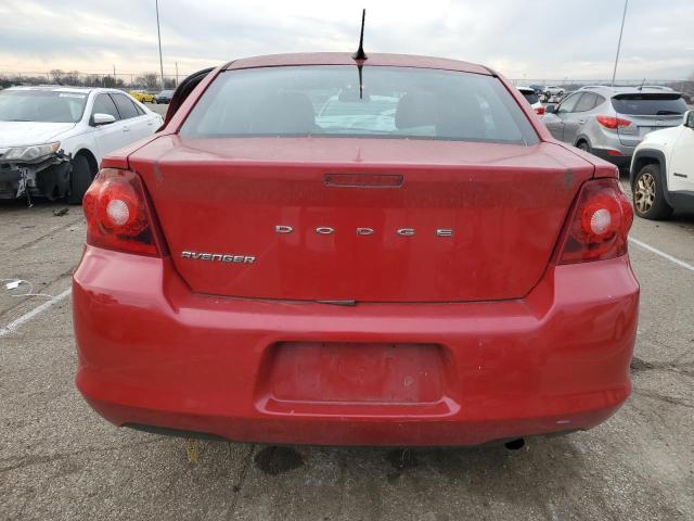 1C3CDZAB5EN228337 - 2014 DODGE AVENGER SE RED photo 6