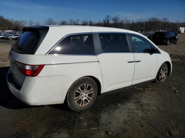 5FNRL5H45CB008992 - 2012 HONDA ODYSSEY EX WHITE photo 3