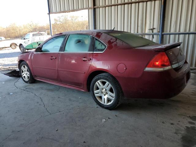 2G1WB5EK0A1240451 - 2010 CHEVROLET IMPALA LT BURGUNDY photo 2