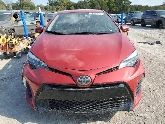 2T1BURHE7JC029083 - 2018 TOYOTA COROLLA L წითელი ფოტო 5