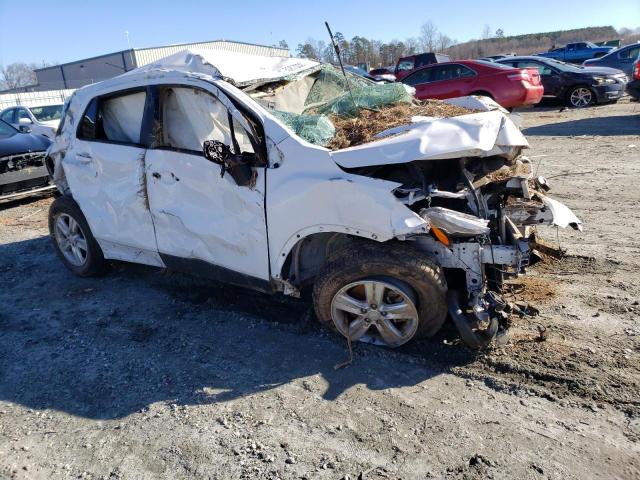 3GNCJKSB4LL129717 - 2020 CHEVROLET TRAX LS WHITE photo 4