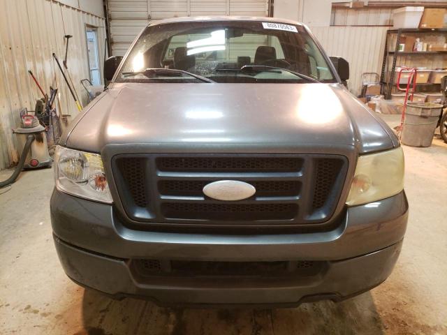 1FTRF12225KF15331 - 2005 FORD F150 GRAY photo 5