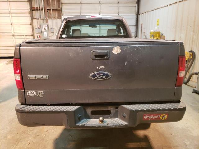 1FTRF12225KF15331 - 2005 FORD F150 GRAY photo 6