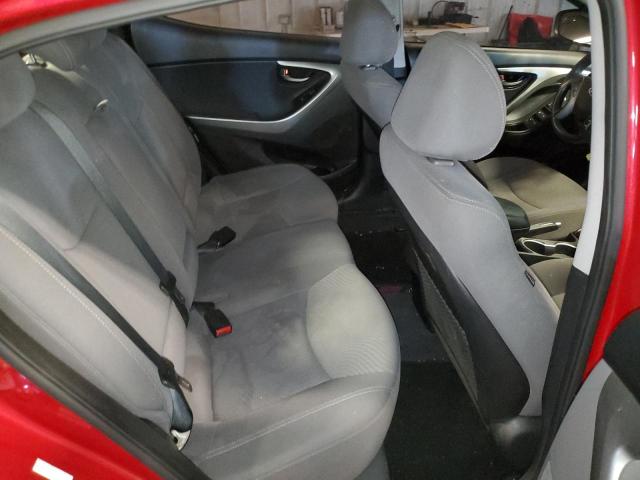 KMHDH4AE8FU381427 - 2015 HYUNDAI ELANTRA SE RED photo 10