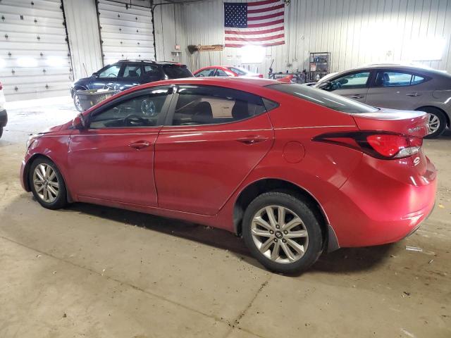 KMHDH4AE8FU381427 - 2015 HYUNDAI ELANTRA SE RED photo 2