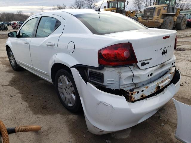 1B3BD4FB7BN572719 - 2011 DODGE AVENGER EXPRESS WHITE photo 2