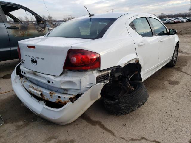 1B3BD4FB7BN572719 - 2011 DODGE AVENGER EXPRESS WHITE photo 3