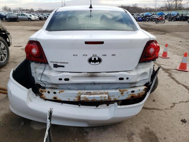 1B3BD4FB7BN572719 - 2011 DODGE AVENGER EXPRESS WHITE photo 6