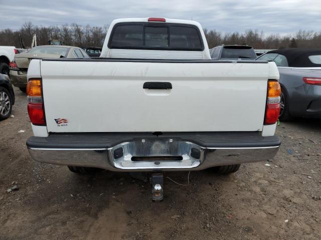 5TEWN72N02Z102902 - 2002 TOYOTA TACOMA XTRACAB WHITE photo 6