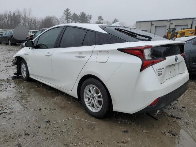 JTDL9MFU9M3029179 - 2021 TOYOTA PRIUS LE WHITE photo 2