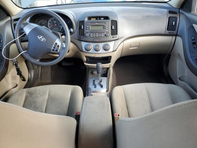 KMHDU4AD0AU956227 - 2010 HYUNDAI ELANTRA BLUE GRAY photo 8