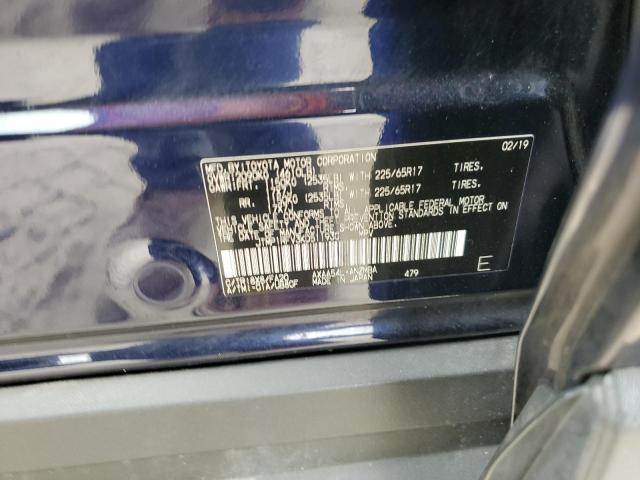 JTMP1RFV3KD511930 - 2019 TOYOTA RAV4 XLE ლურჯი ფოტო 14