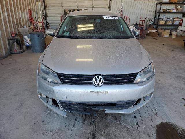 3VWLL7AJ0EM277768 - 2014 VOLKSWAGEN JETTA TDI GRAY photo 5