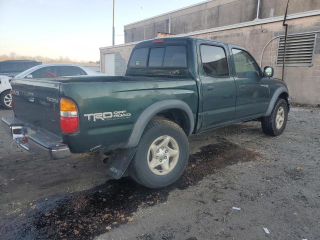 5TEHN72N23Z200498 - 2003 TOYOTA TACOMA DOUBLE CAB GREEN photo 3