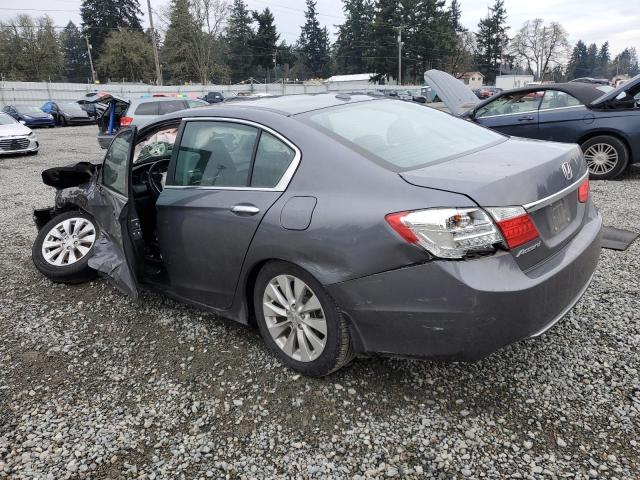 1HGCR2F88FA016706 - 2015 HONDA ACCORD EXL GRAY photo 2