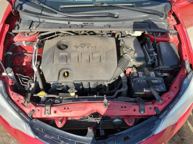 5YFBURHE0GP470868 - 2016 TOYOTA COROLLA L წითელი ფოტო 11
