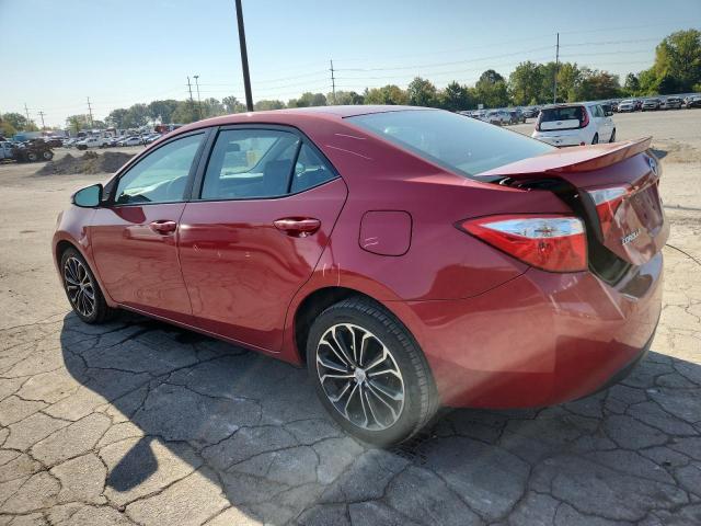 5YFBURHE0GP470868 - 2016 TOYOTA COROLLA L წითელი ფოტო 2