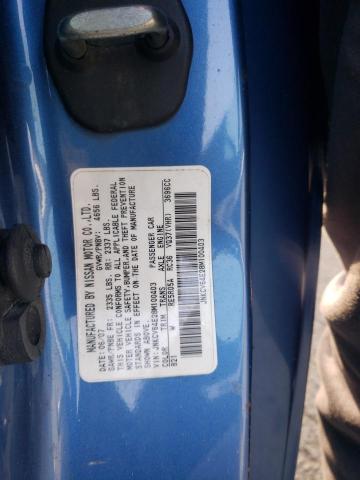 JNKCV64E28M100403 - 2008 INFINITI G37 BASE BLUE photo 12