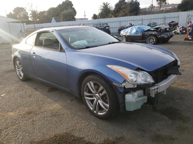 JNKCV64E28M100403 - 2008 INFINITI G37 BASE BLUE photo 4