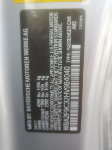 WBA2F9C32HV984040 - 2017 BMW 230I SILVER photo 12