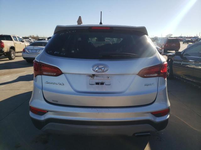 5XYZT3LB6JG561019 - 2018 HYUNDAI SANTA FE S SILVER photo 6