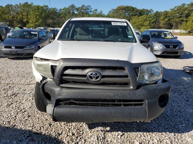 5TENX4CN8AZ715545 - 2010 TOYOTA TACOMA WHITE photo 5