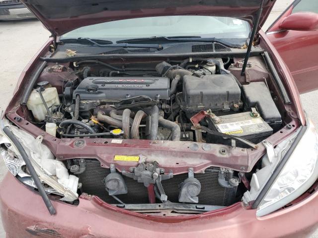 4T1BE32K74U349323 - 2004 TOYOTA CAMRY LE 勃艮第红 照片 11