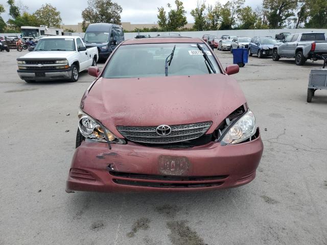 4T1BE32K74U349323 - 2004 TOYOTA CAMRY LE 勃艮第红 照片 5