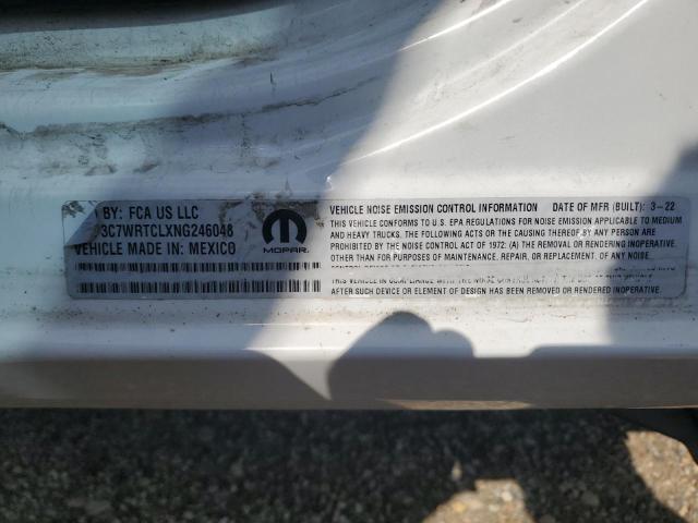 3C7WRTCLXNG246048 - 2022 RAM 3500 WHITE photo 12