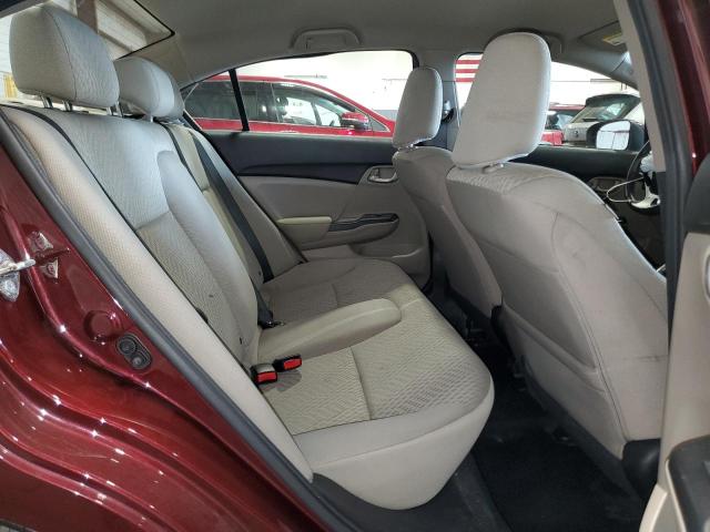 19XFB2F56FE254900 - 2015 HONDA CIVIC LX 栗色 照片 10