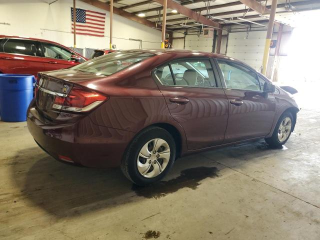 19XFB2F56FE254900 - 2015 HONDA CIVIC LX 栗色 照片 3