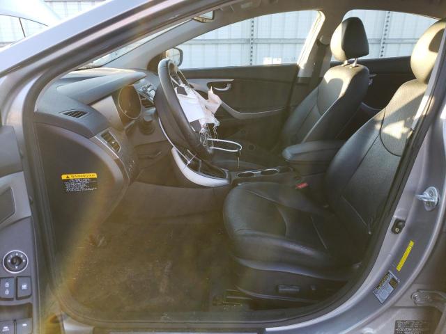 KMHDH4AE5FU393910 - 2015 HYUNDAI ELANTRA SE GRAY photo 7