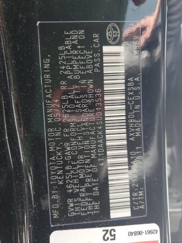 4T1DAACK4SU013536 - 2025 TOYOTA CAMRY XSE 黑色 照片 13