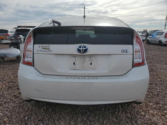 JTDKN3DU0E0365889 - 2014 TOYOTA PRIUS WHITE photo 6