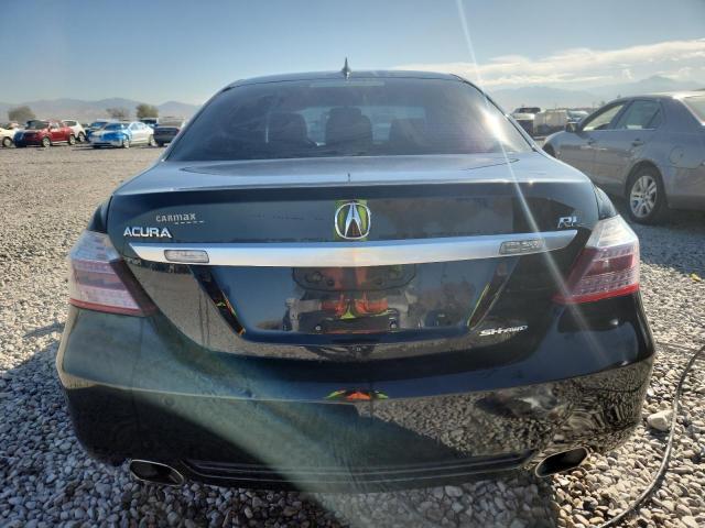 JH4KB2F67AC001543 - 2010 ACURA RL BLACK photo 6
