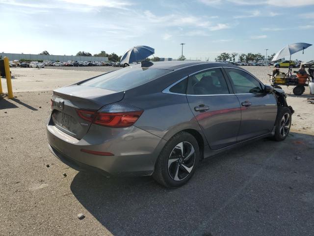 19XZE4F50ME011824 - 2021 HONDA INSIGHT EX GRAY photo 3