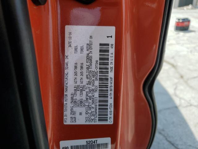 5TFSZ5AN4HX072313 - 2017 TOYOTA TACOMA ACCESS CAB Orange Foto 12