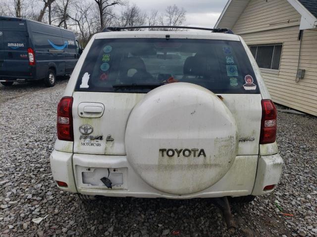 JTEHD20V740028569 - 2004 TOYOTA RAV4 WHITE photo 6