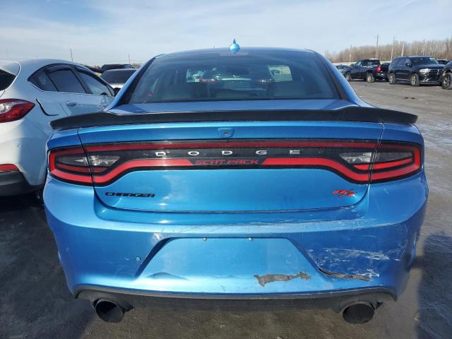 2C3CDXGJ5FH838946 - 2015 DODGE CHARGER R/T SCAT PACK BLUE photo 6