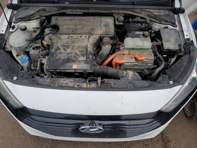 KMHC65LC5KU136341 - 2019 HYUNDAI IONIQ BLUE WHITE photo 11