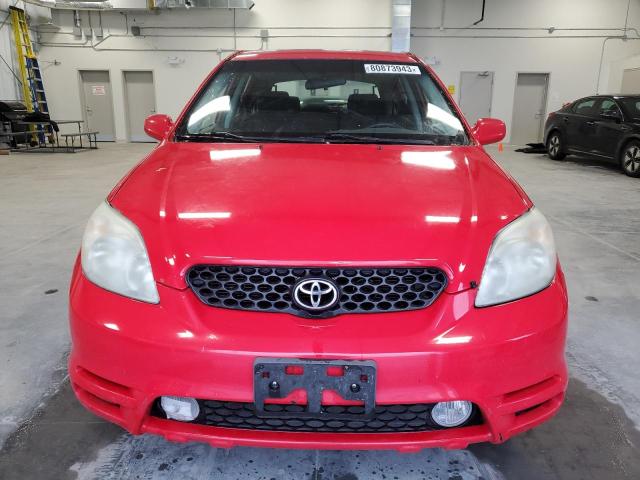 2T1KR32EX4C808683 - 2004 TOYOTA COROLLA MA XR RED photo 5