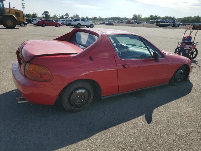 JHMEG1147PS004620 - 1993 HONDA CIVIC DEL SOL S RED photo 3