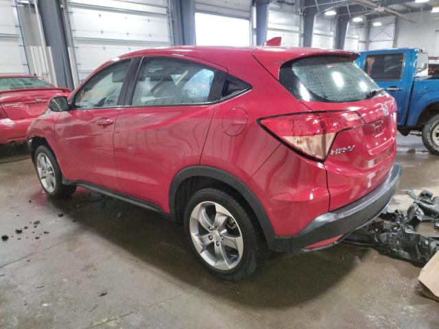 3CZRU6H35JG701363 - 2018 HONDA HR-V LX RED photo 2