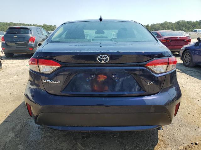 5YFEPMAE9MP267183 - 2021 TOYOTA COROLLA LE BLUE photo 6