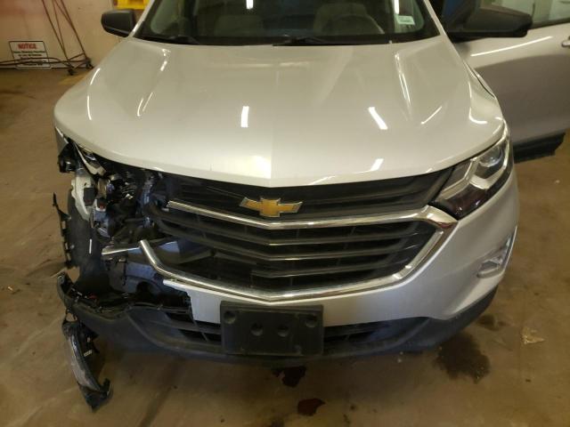 3GNAXHEV3MS146109 - 2021 CHEVROLET EQUINOX LS SILVER photo 12