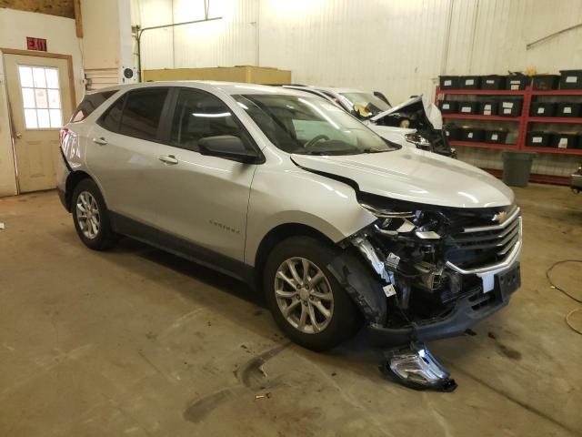 3GNAXHEV3MS146109 - 2021 CHEVROLET EQUINOX LS SILVER photo 4