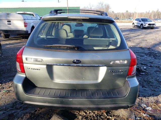 4S4BP61C297339441 - 2009 SUBARU OUTBACK 2.5I TEAL photo 6