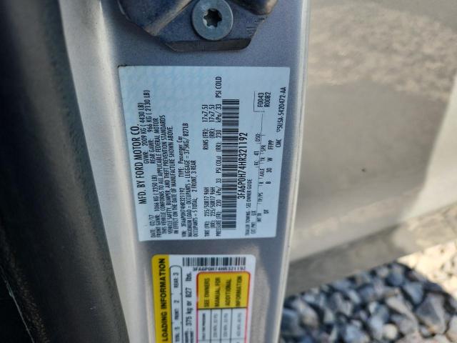 3FA6P0H74HR321192 - 2017 FORD FUSION SE SILVER photo 12
