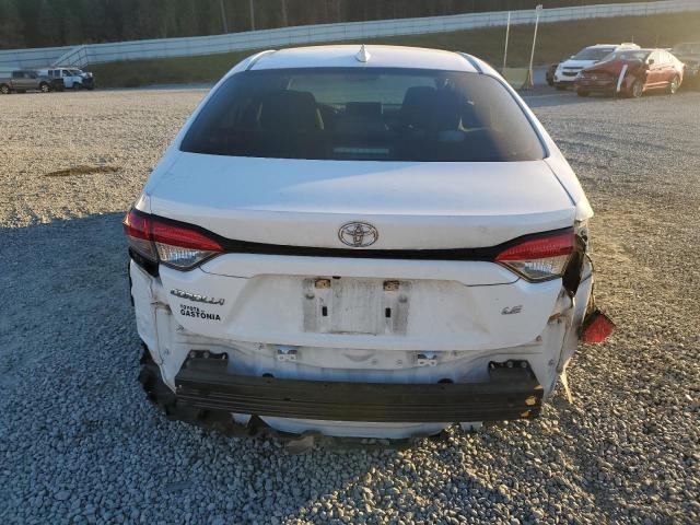 5YFEPRAE4LP124170 - 2020 TOYOTA COROLLA LE WHITE photo 6